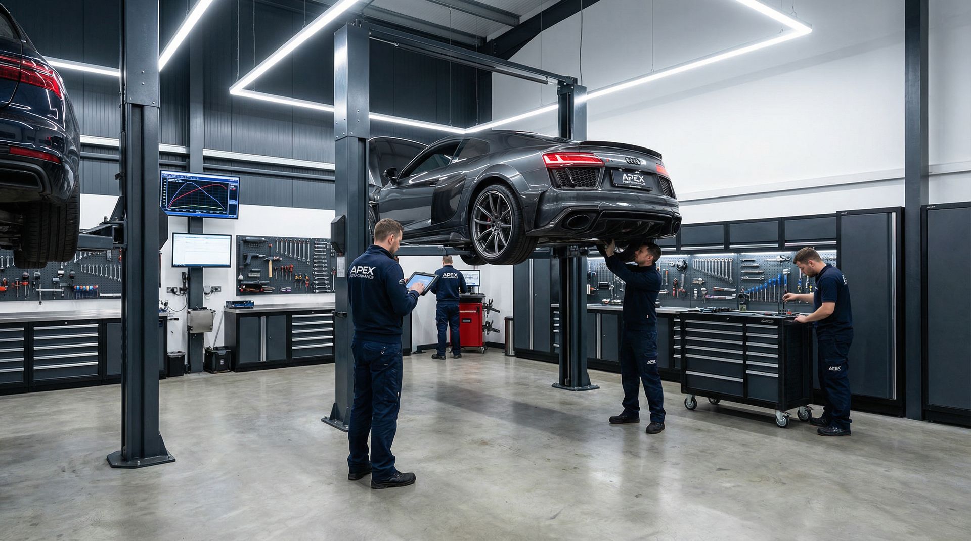 动漫修车改装公司门店实景